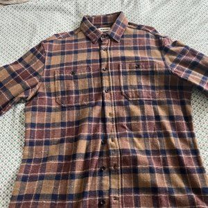 Taylor Stitch "Utility Shirt" Size XL/44 — Caramel Jaspe Herringbone **NWT**